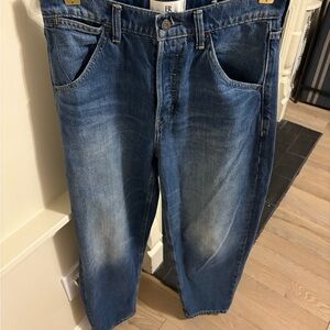 Banana Republic High Rise Rigid Bow Jeans